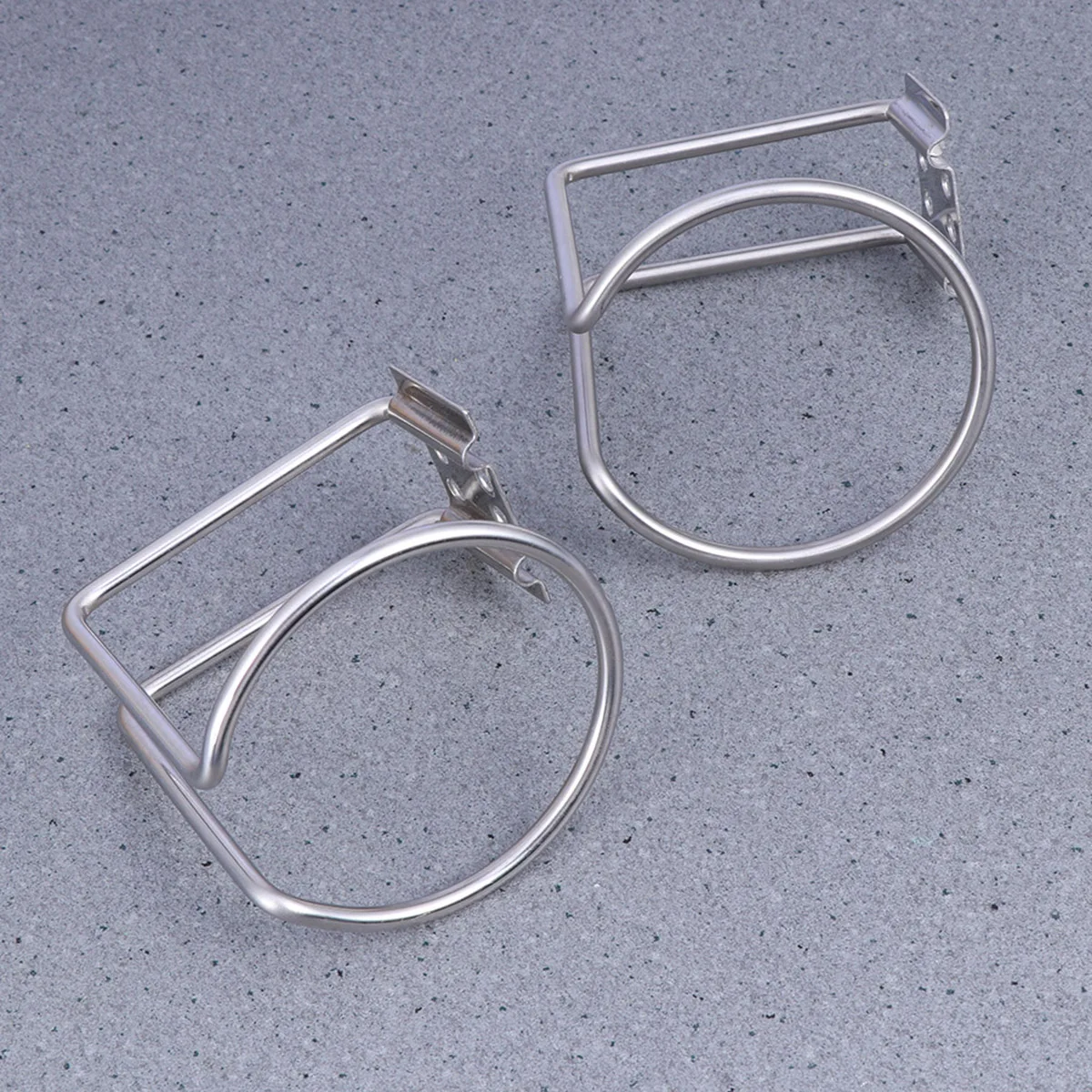 

2 Pcs Stainless Steel Boat Ring Drink Cup Holder Set Durable Chromium Coating for Marine Yacht Truck Car RV Anti Tilt