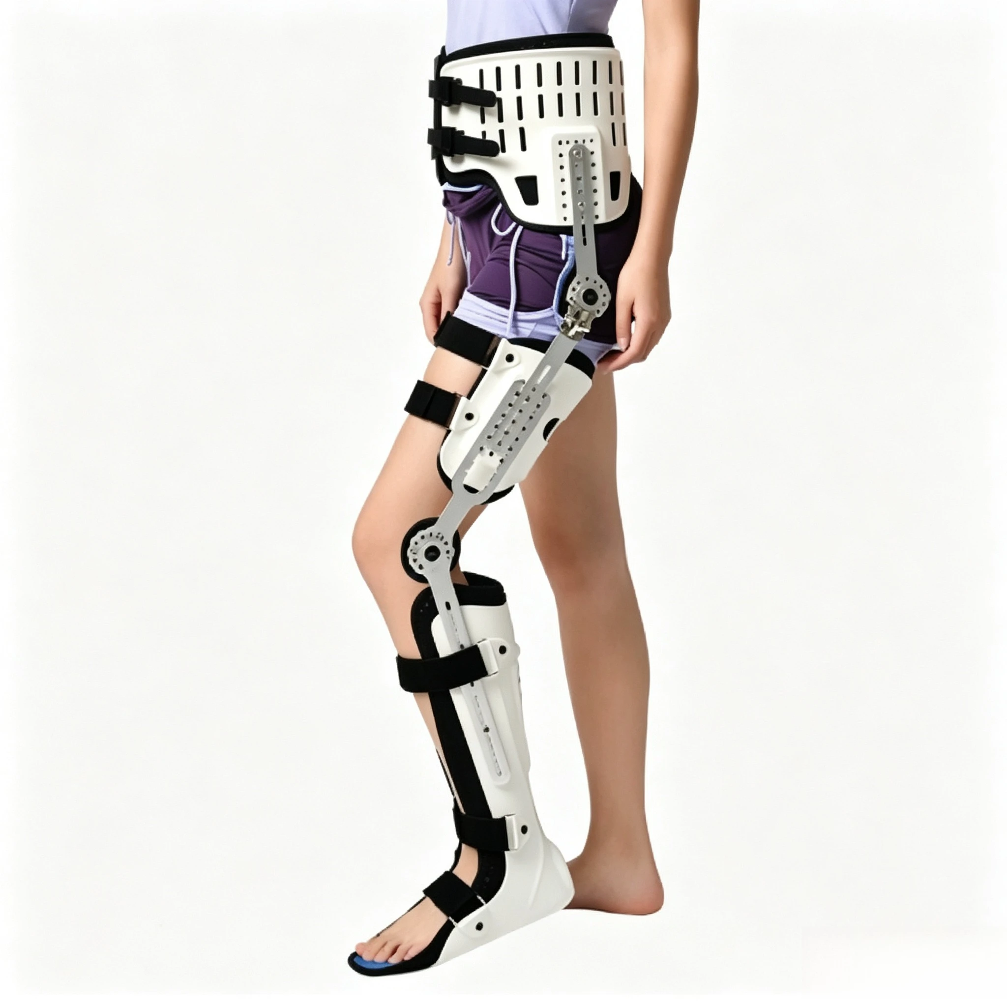 Bilateral Adjustable Hkafo Brace Hip Knee Ankle Foot Brace Orthosis Hinged Hkafo Orsitis Brace