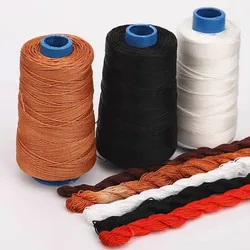 300M Nylon Sewing Thread for Repair Shoes Leather Sewing Waxed Thread Hand Stitching Sewing Tools Accessories Solid Color