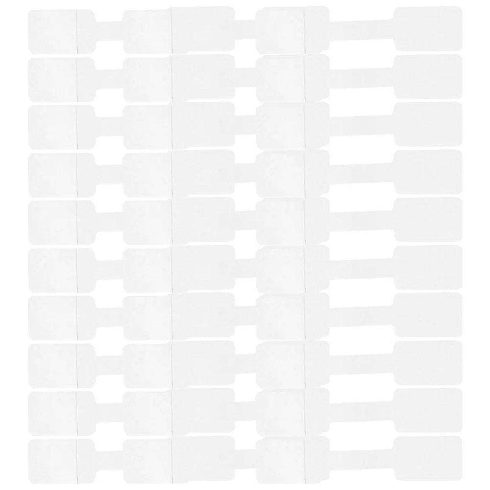 

100 Pcs Cable Labels Writable Self adhesive Cord Tags for Office Computer ganizer Blank Stickers Manage Wire Practical Gifts