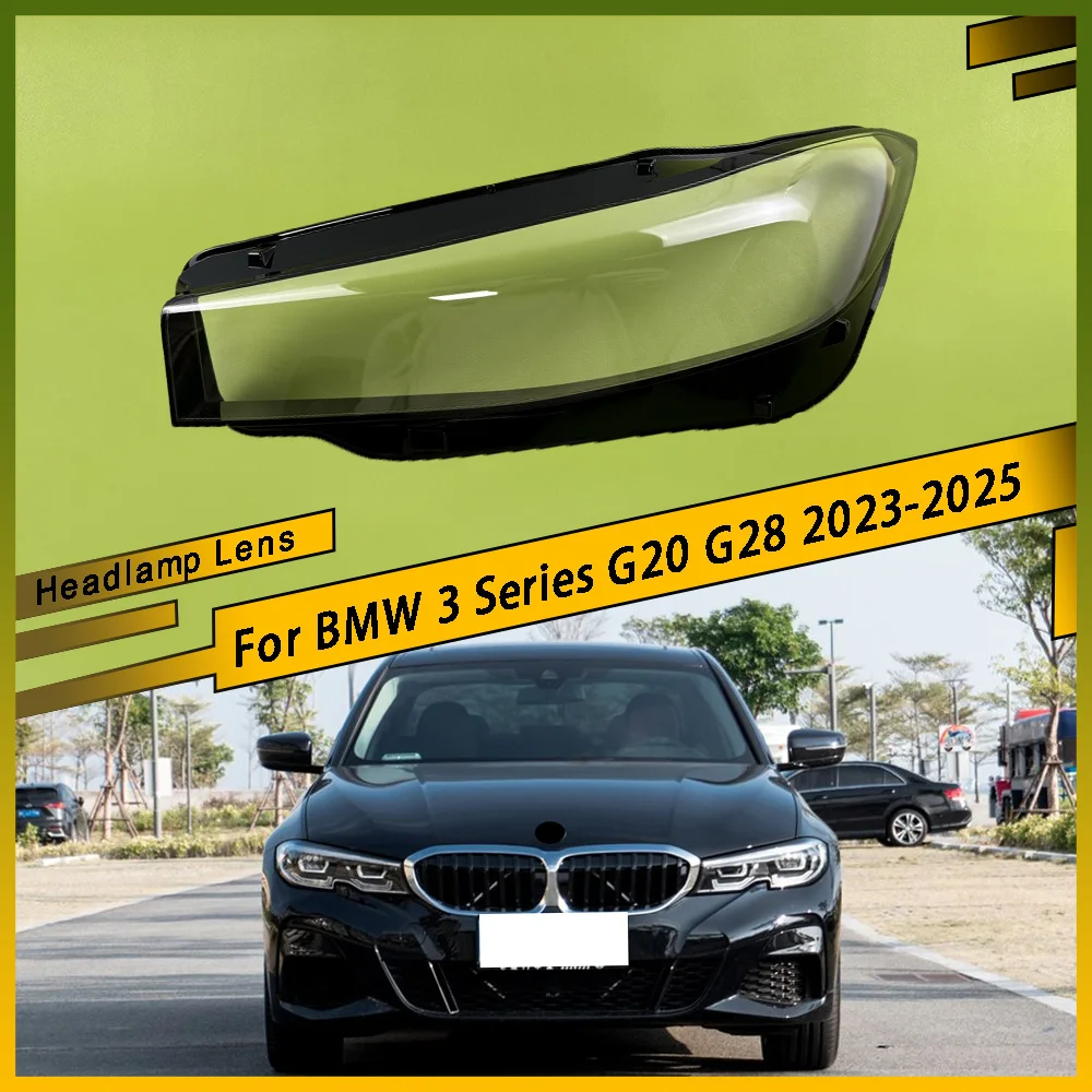 

Headlamps Shell Lampcover Headlight Cover Lens Plexiglass Replace Original Lampshade For BMW 3 Series G20 G28 2023 2024 2025