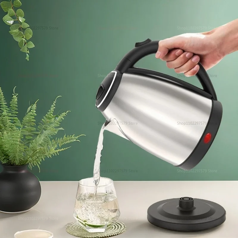 غلايات ذكية 2.0L غلاية كهربائية سعة كبيرة 304 من الفولاذ المقاوم للصدأ وعاء غلاية مياه محمول متين غلاية سريعة الغليان بسرعة