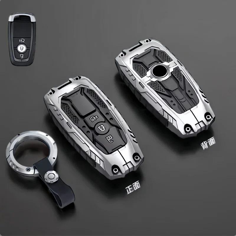 

Metal Car Remote Key Cover Case Holder shell Styling Fob For Ford New Mondeo Focus EVOS Escape Edge Explorer F-150 Mustang 2025