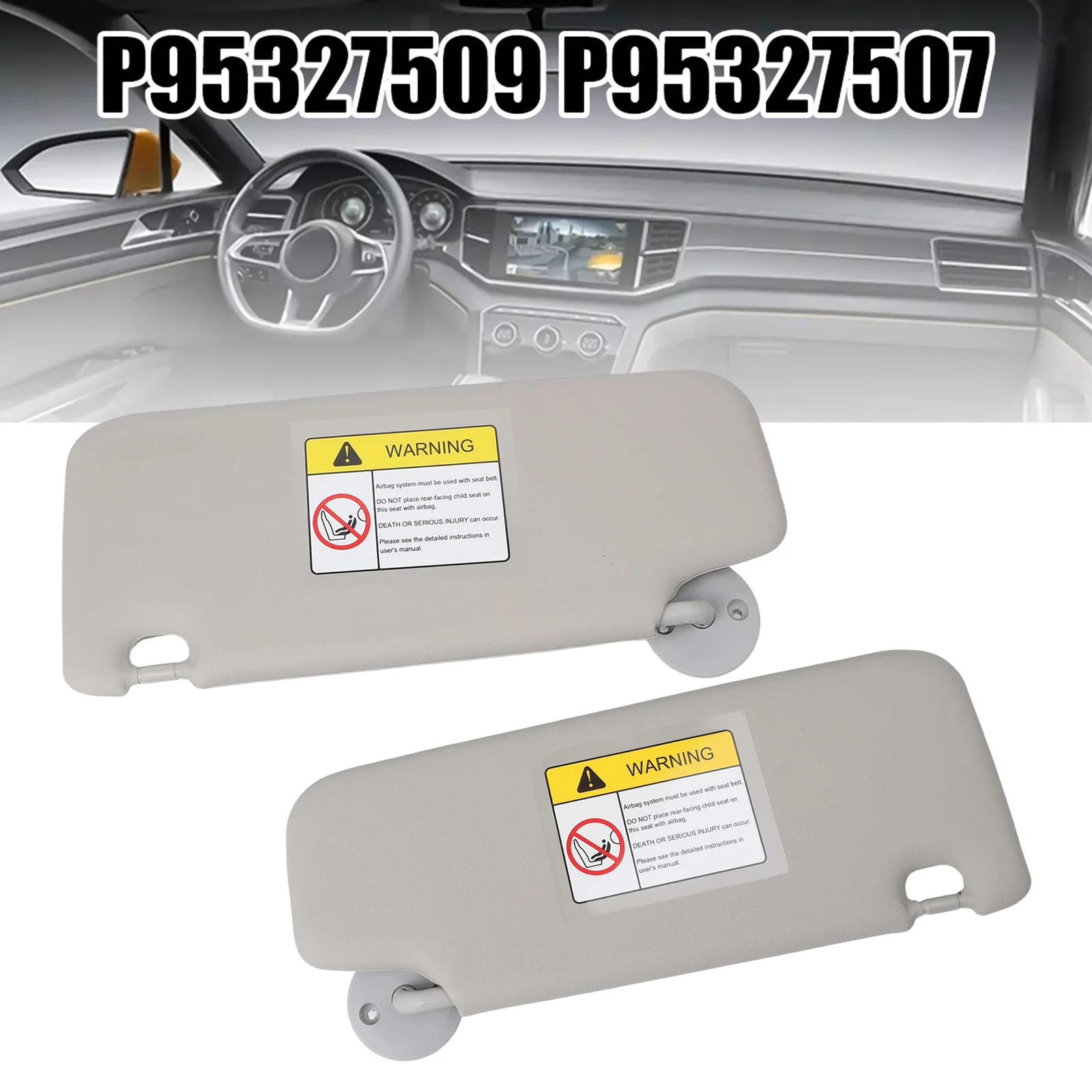 

Automotive Replacement Auto Accessories Driver Side Visor Stable Characteristics Factory Specifications Matching Specifications