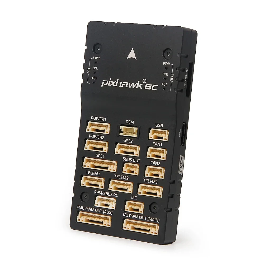 Controladores de vuelo de piloto automático Holybro Pixhawk 6C (plástico) con módulo de alimentación PM02 V3 /PM06 /PM07 /M9N /M10 GPS para Dron RC FPV