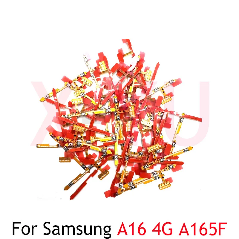 For Samsung Galaxy A16 4G 5G A165 A166 Power On Off Switch Volume Side Button Flex Cable