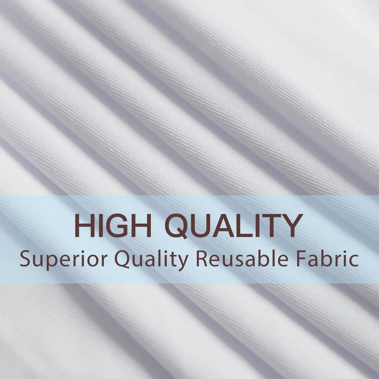 10 عبوات من مفارش المائدة المصنوعة من الألياف اللدنة المستديرة البيضاء لطاولة 60 بوصة، مفارش المائدة المجهزة المصنوعة من الألياف اللدنة مقاس 120 بوصة، بوليستر قابل للغسل خالي من التجاعيد