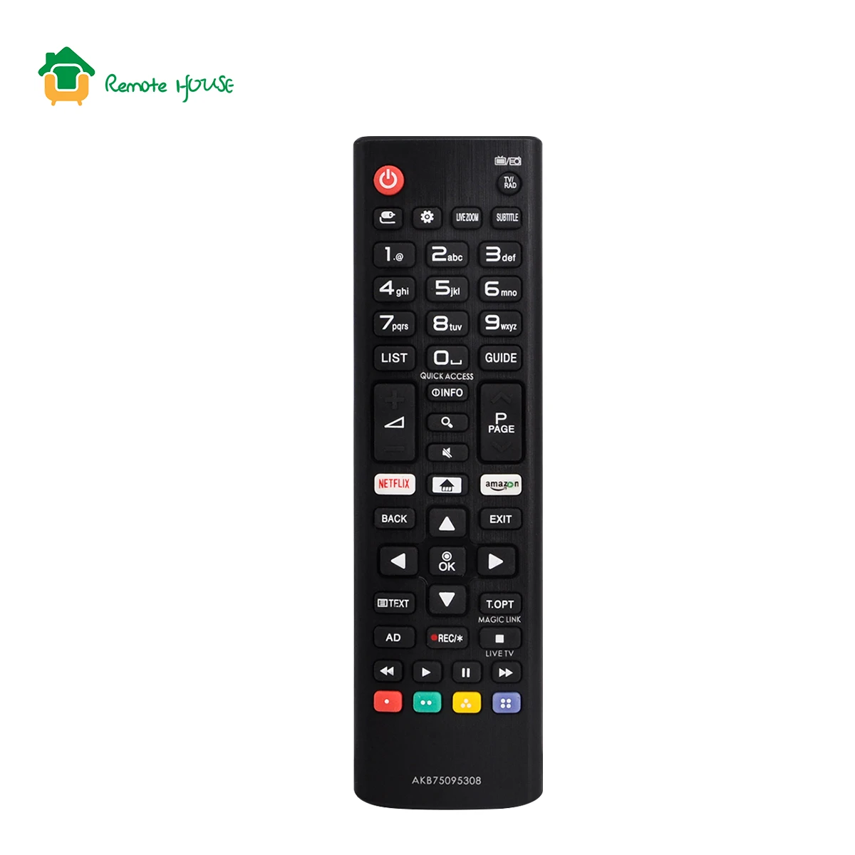 Nowy wymieniony pilot do telewizora AKB 75095308 dla Smart TV 43UJ630V 55UJ639V