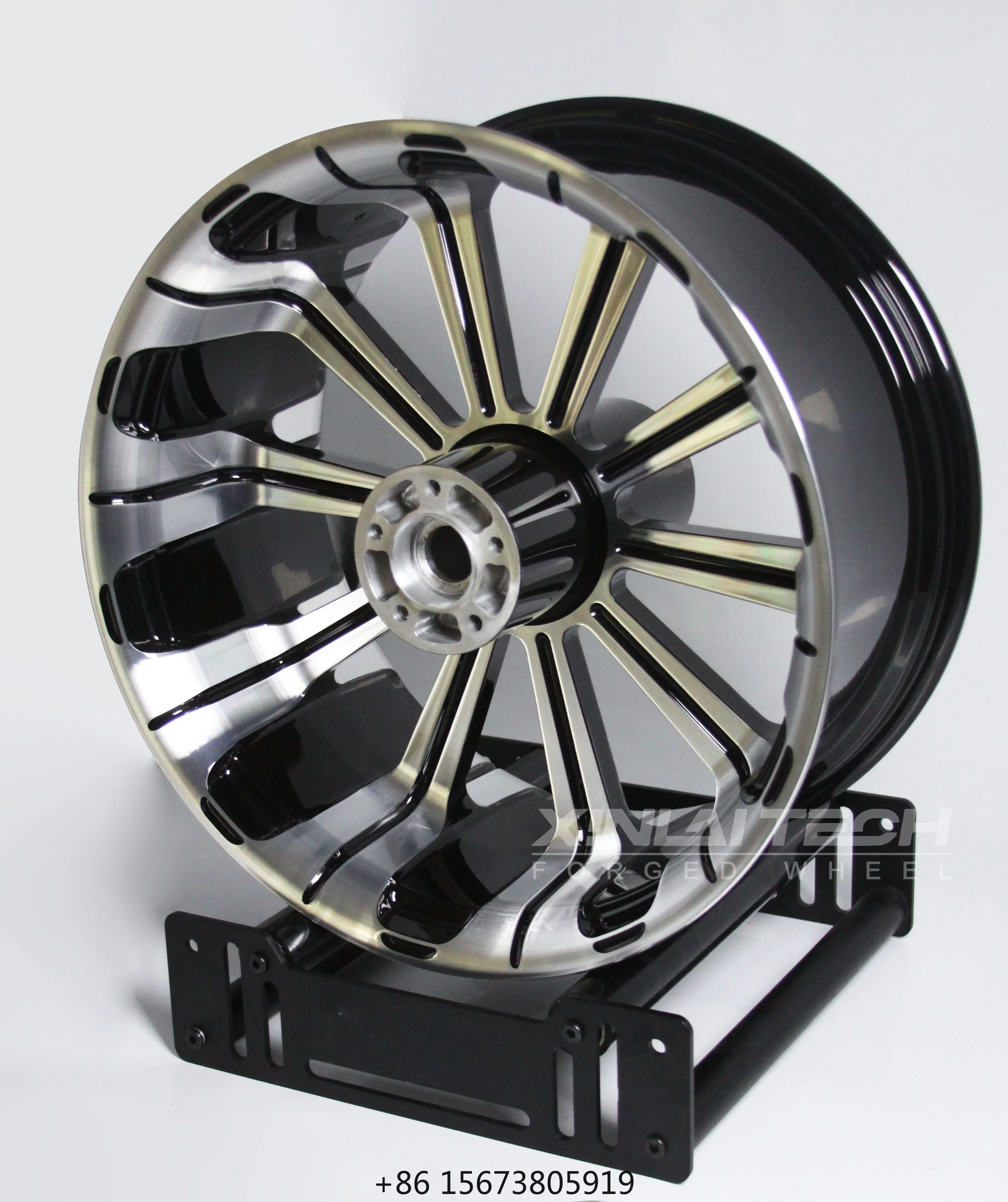 XL Custom Forged Motorcycle Wheels for Indian Springfield 18x5.5 Polished Anodized  Motorcycles Wheels
