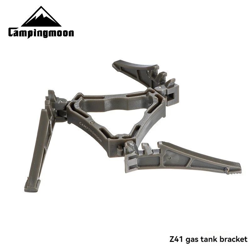 CAMPINGMOON Portable Foldable Gas Cylinder Bracket Long Flat Gas Cylinder Universal Bracket Three Leg Stable Stand