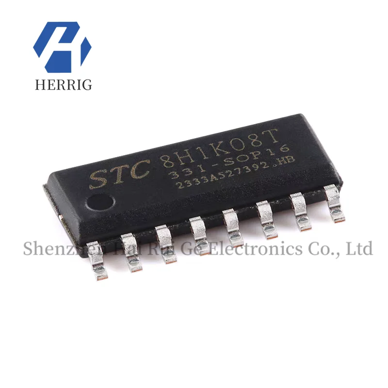 

STC8H1K08T-33I-SOP16 high-speed 8051 core (1T) microcontroller single-chip microcomputer chip