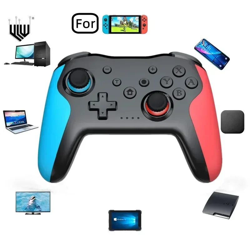 Bluetooth 2.4G Wireless Controller For Nintendo Switch Pro PC TV Box Smart Phone Tablet PS3 Tesla Shock Joystick Gamepad