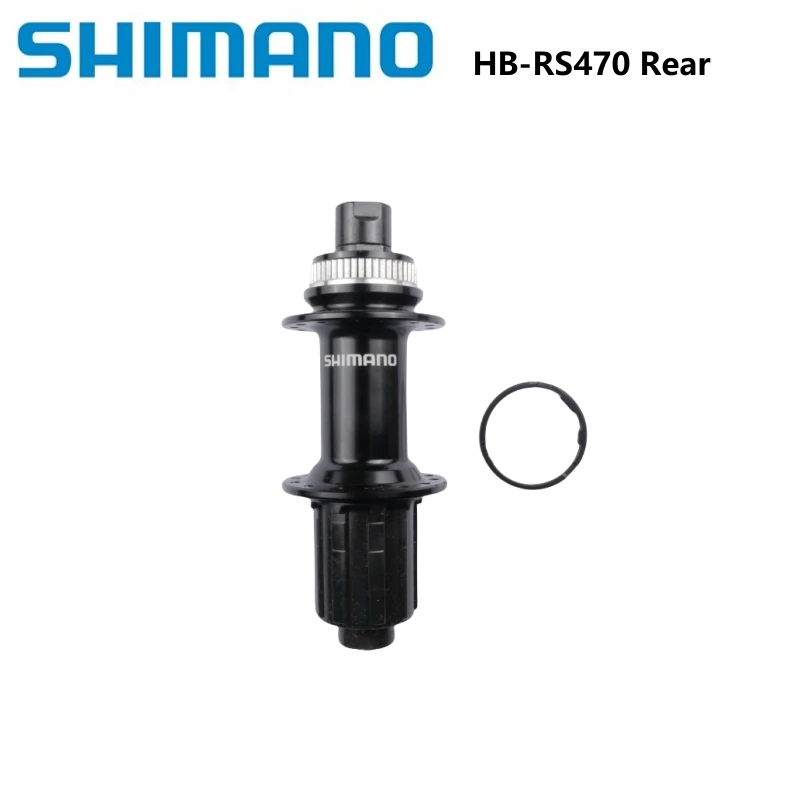 SHIMANO HB-RS470 Front/Rear 28 Holes Hub 10/11 Speed Centre Lock Disc Brake 142x12 mm 100x12mm For Road Bike Riding Parts