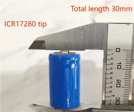 

2 шт./лот ICR17280 600 мАч 3,7 В 17280 Аккумуляторная литиевая батарея для электрической зубной щетки, высококачественная, с плоским/круглым контактом