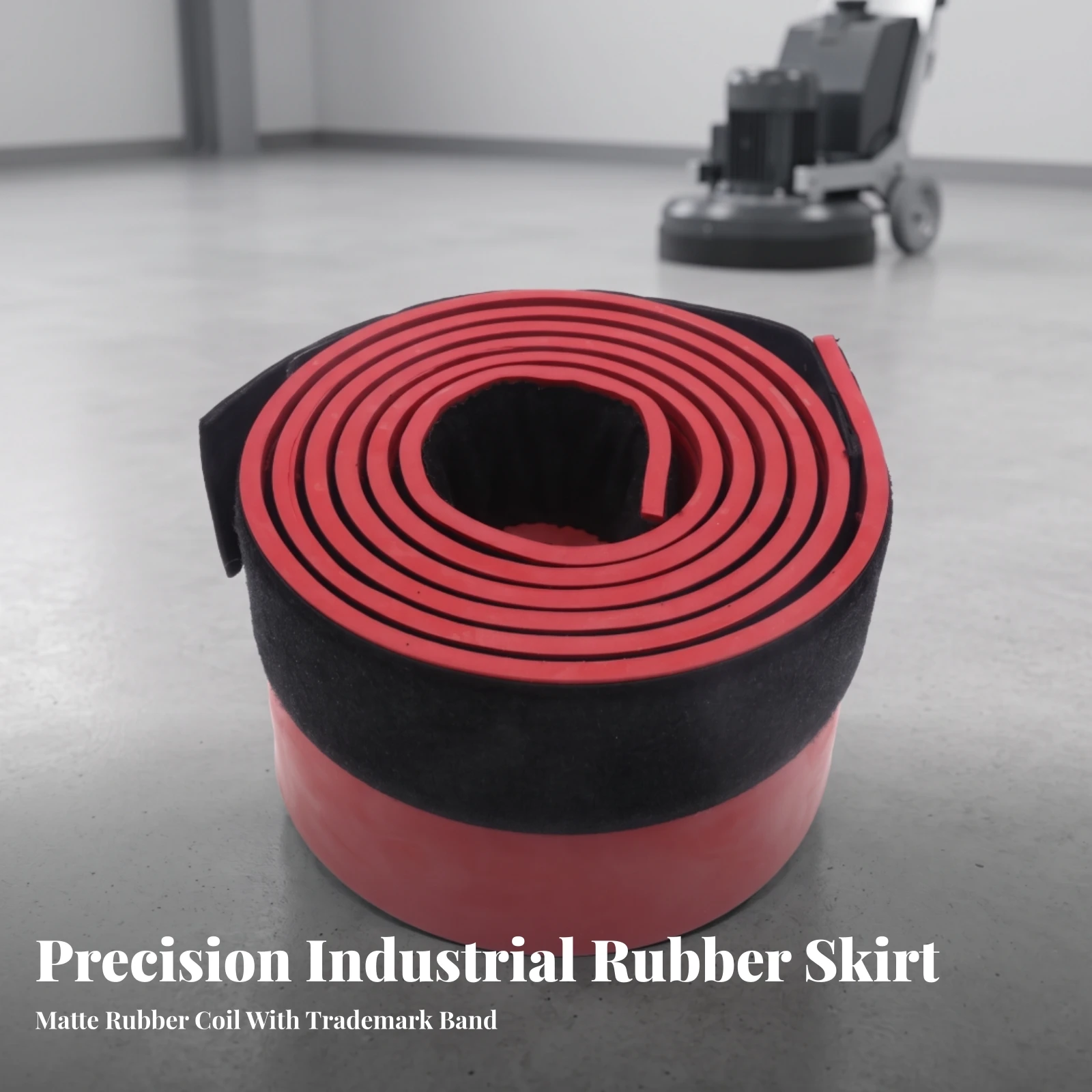 Floor Grinder Skirt Adjustable Floor Machine Dust Skirt Grinding Machine Dust Shroud Universal Surface Grinding Shroud Coiled