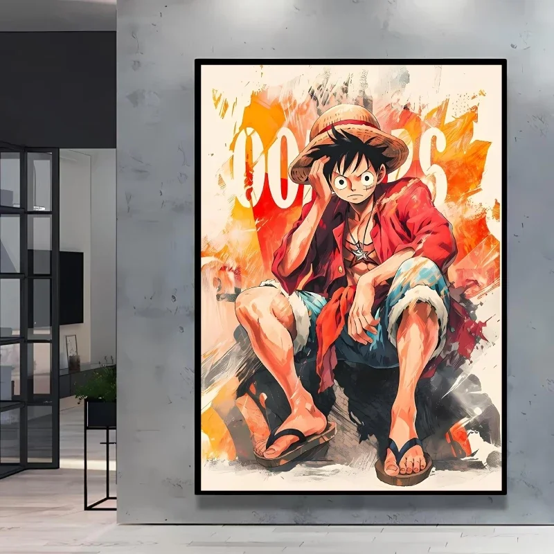 One Piece Luffy Zoro Anime 5D Full Round Drill Diamond Painting Wash Mosaic Embroidery Art Home Wall Decor DIY Craft