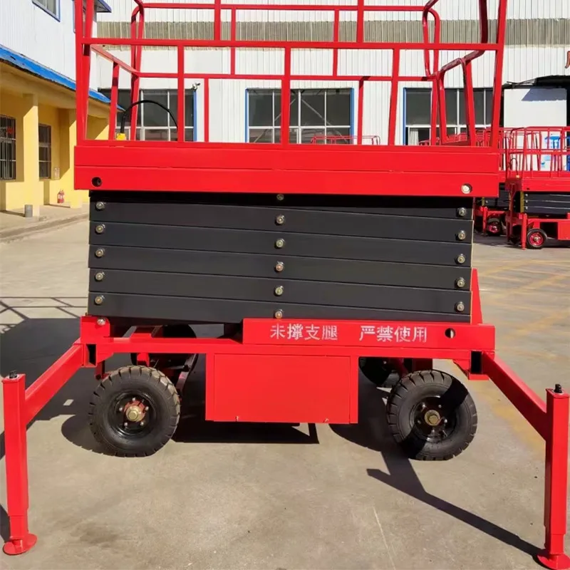 YG Hot Sale Movable Lift Platform Scissor Trailer CE ISO High Quality Warehouse Cargo Lift Hydraulic Electric Lifting Platform