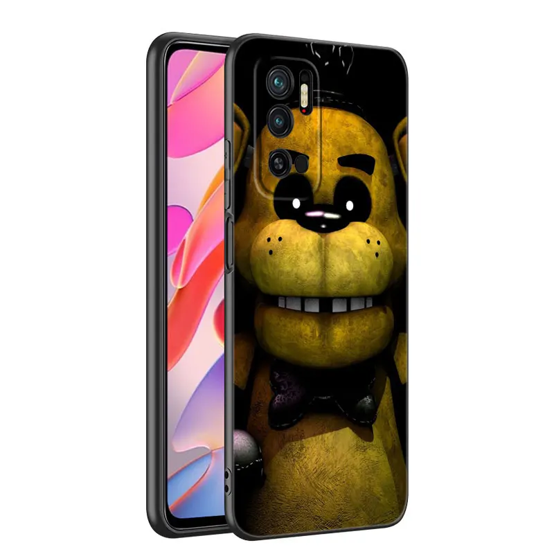 Five-Nights-At-Freddys Black Silicone Phone Case For Xiaomi Mi 9 SE 8 10T 11 12 13 Lite 9T 11T 12S 12T 13T 14 Pro 5G NE 11i 12X