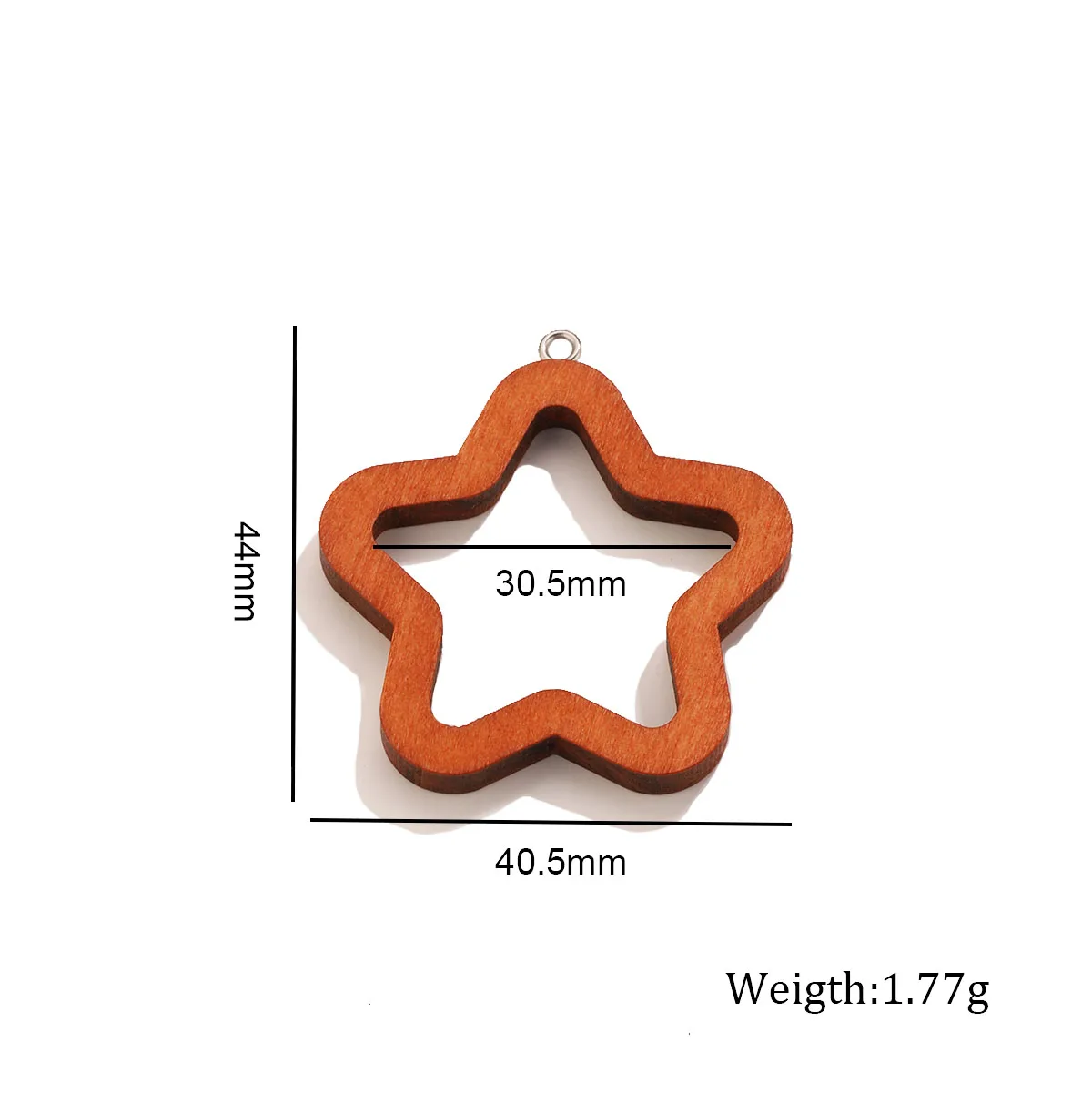 10PCS Triangle Rectangle Wood Geometric Charms for Earrings Bracelets Connectors Findings DIY UV Resin Decoration Jewelry Making view 3