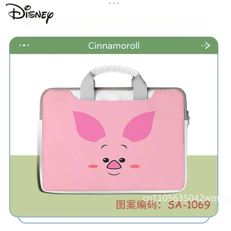 

Disney 2026 new women's tablet storage bag fashionable high quality pu computer crossbody bag business travel laptop storage bag