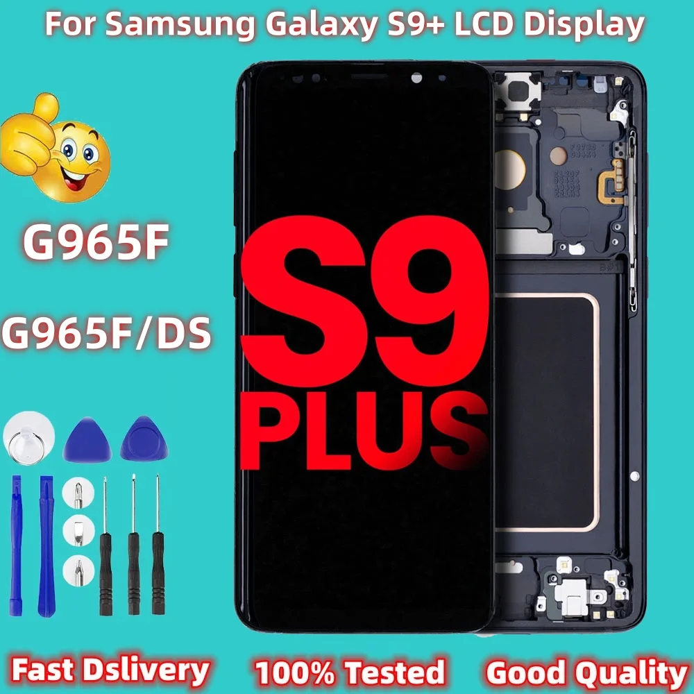 Sinbeda Super AMOLED Дисплей для Samsung S9 Plus G965 SM-G965F 6