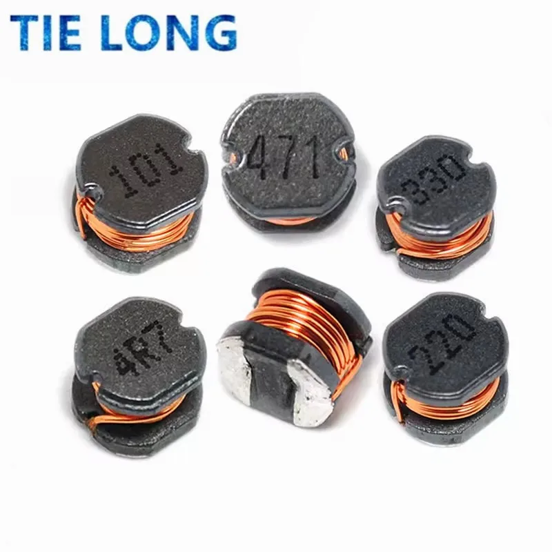 20PCS CD54 Power Inductor 2.2/3.3/4.7/6.8/10/15/22/47/100/150/220/330/470UH SMD Inductance Copper Core