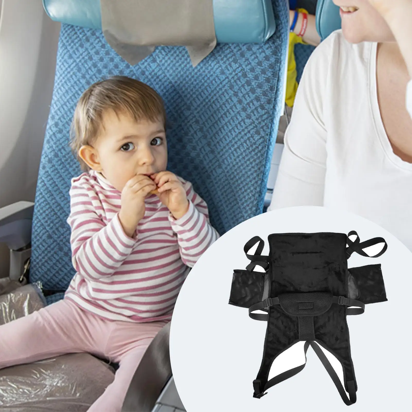 Toddler Airplane Bed Kids Airplane Seat Extender Travel Bed Folding Baby Flight Travel Must Haves For Plane Outdoor Family