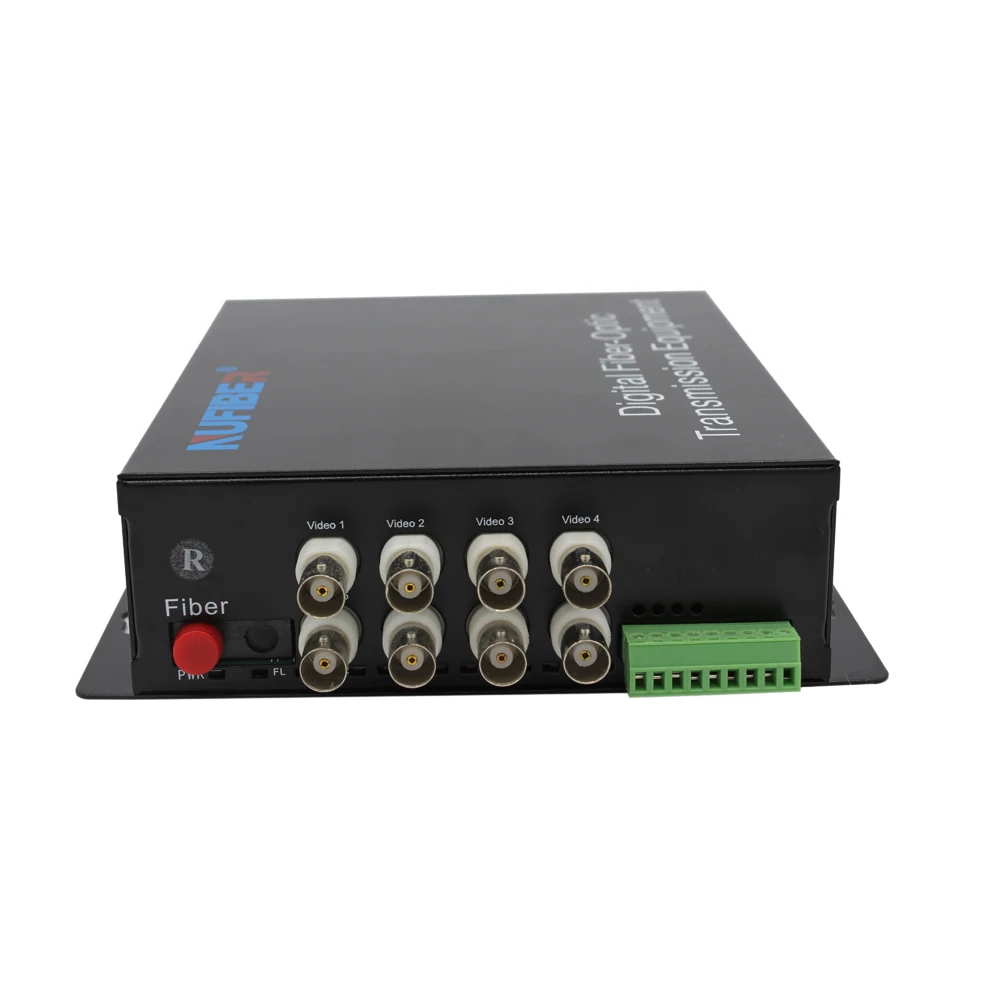 Network System Analog 8channel CCTV Video Copper to Fiber optic Media Converter