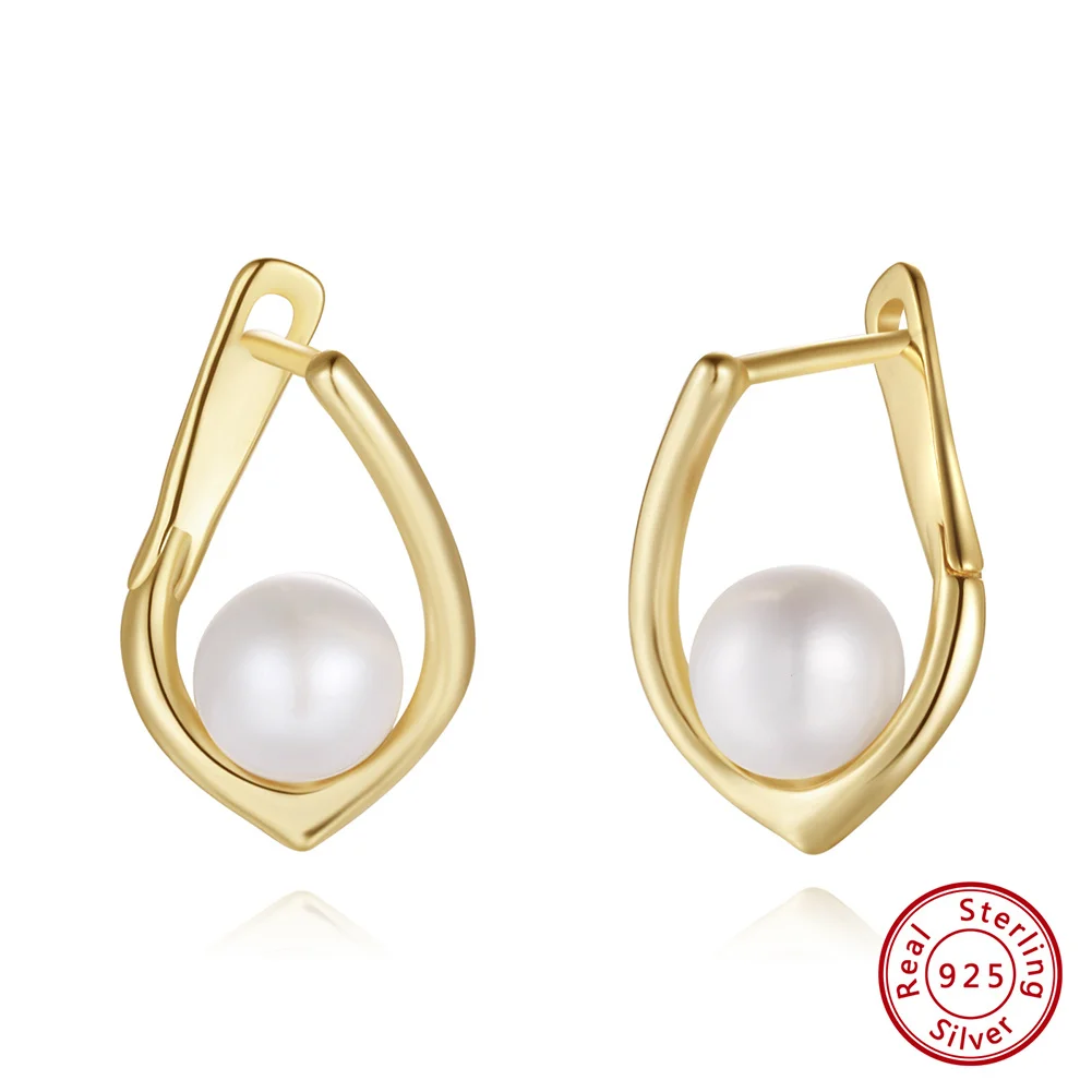 

ORSA JEWELS Серьги-гвоздики с пресноводным жемчугом, серебро 925, классические роскошные элегантные изысканные серьги с жемчугом для свадебной вечеринки, ювелирные изделия GPE68