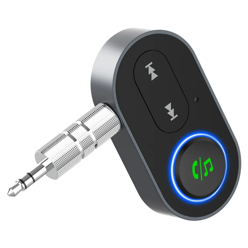 Receptor de áudio sem fio Bluetooth 5.0 Aux Car Handsfree Calling Adaptador Bluetooth Adaptador AUX de áudio de 3,5 mm