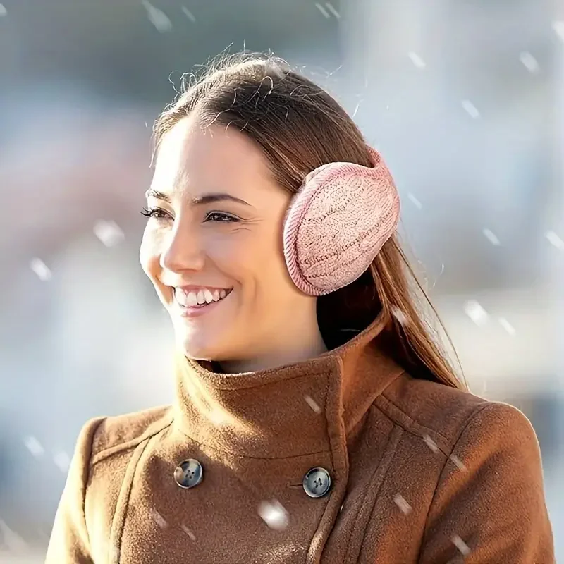 1Pc Winter Thicken Warm Fur Earmuffs for Men Women Velvet Plush Ear Muffs Protector Outdoor Cycling Skiing
