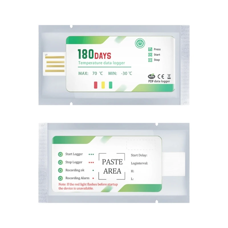 Registrador datos temperatura USB LED indica monitores temperatura USB para monitoreo Envío Directo