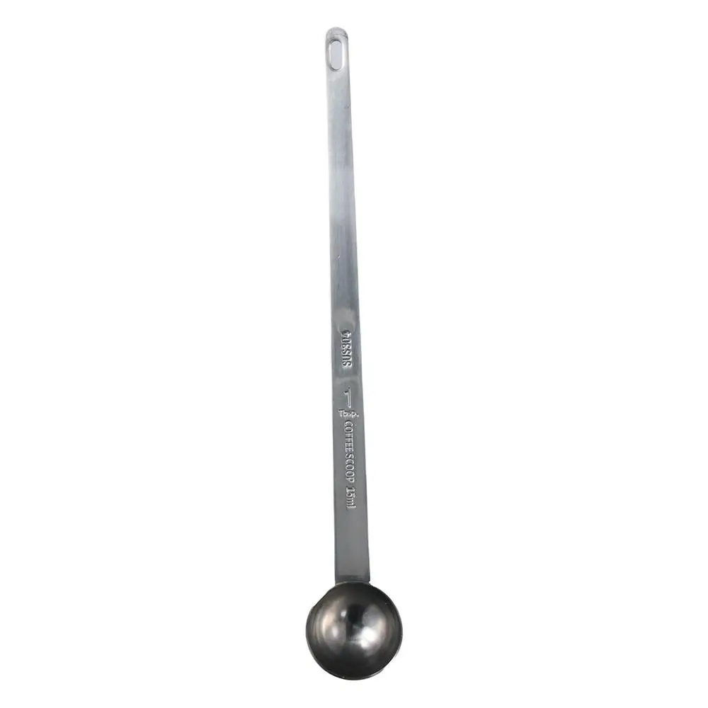 Stainless Steel Coffee Scoop 5/10/15/20/25/30ML Thicken Measuring Tablespoon Long Handle Coffee Measuring Spoon Coffee