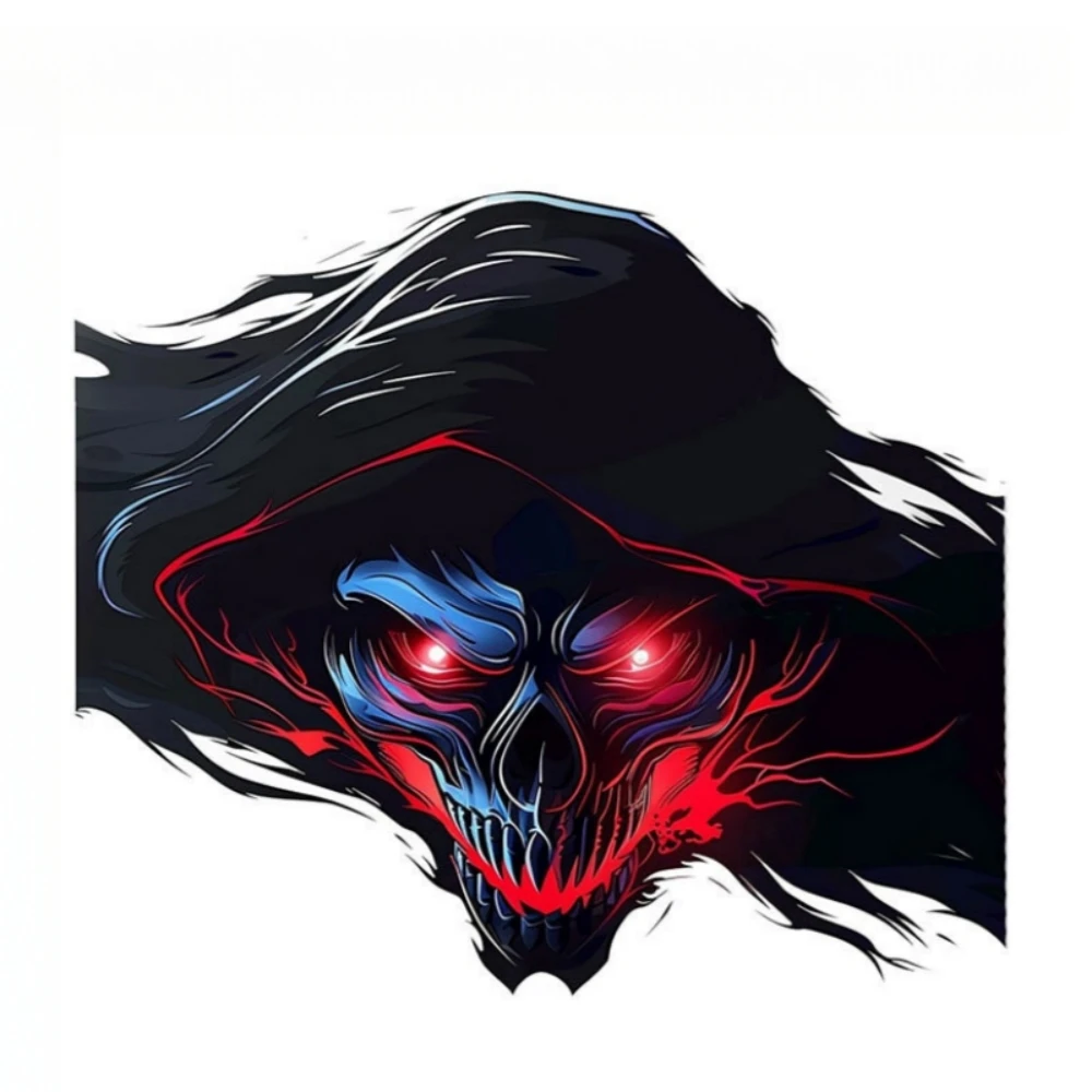 

Creative Skeleton Car Stickers Motorcycle Electric Car Stickers Personalized Decoration Scratch Covering Treatment Stickers