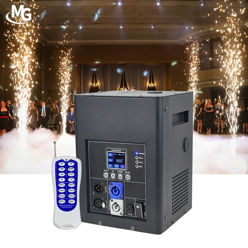 Electric Cool Sparkler Fireworks Machine 750W Small Cold Spark Machine For DJ Stage