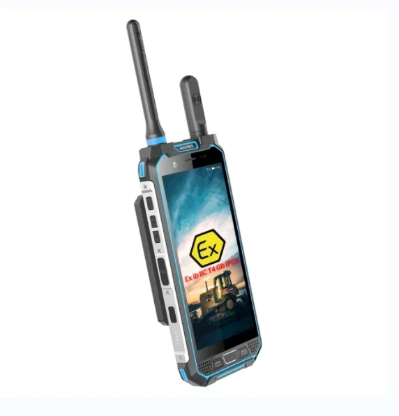 Aoro m5 à prova dwaterproof água portátil android poc ip68 dmr rádio atex iecex zona 1 atex smartphone vhf ou uhf dmr rádio telefone robusto