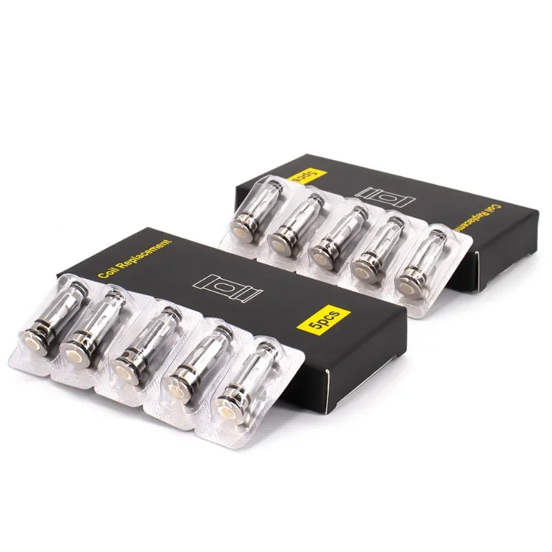 5pcs Replacement Coils Core Heads for Xlim C Pod Kits 0.6ohm 0.8ohm 1.2ohm Mesh Coil Head Press-fit MTL RDTL Vaping Pods Ecig