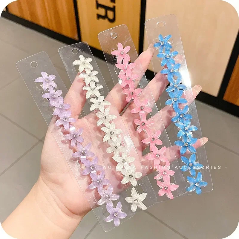 10PCS New Flower Princess Girls Lovely Hair Buckle Hairpins Children Headwear Hairgrip Hair Clips Hair Accessories