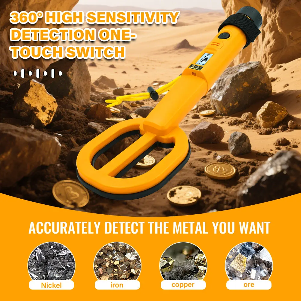 Treasure TC-130 Hunter Handheld Diving Metal Detector Pinpointer Pointer Probe Waterproof Metal Pinpointing 4.2