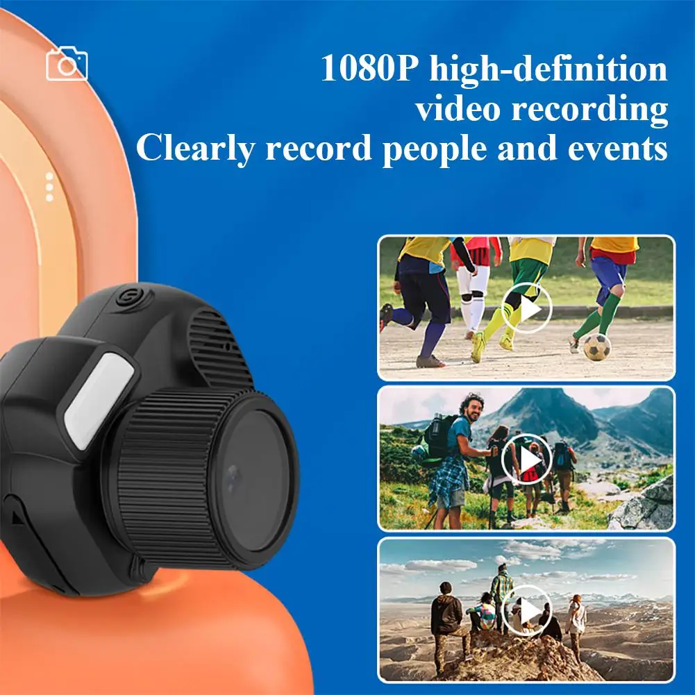 2024 New Upgraded Keychain Camera Portable Mini HD Camera Shooting 160 Degree Lens Angle Simple Use Friend Birthday Gift