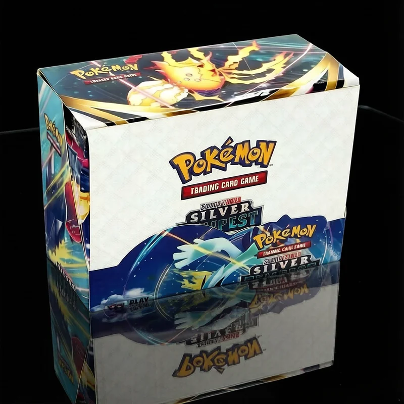 360Pcs TCG Silver Tempest Booster Bundle English Edition Trading Cards Anime Collection Card Toy Gift