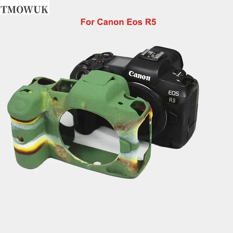 Silicone Case For Canon EOS R R5 R6 M50 G7X Mark II Body Photography Accessories Bag Rubber Cover Protective SLR Camera Soft