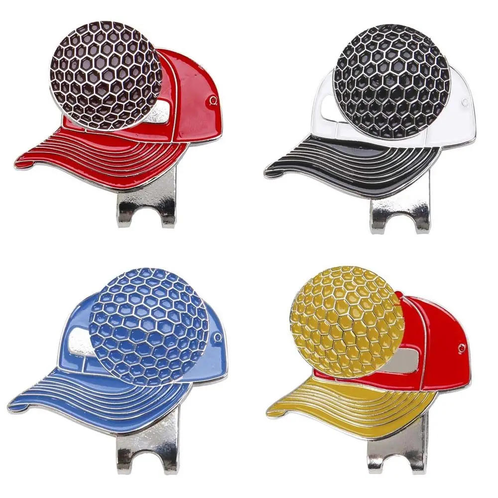 Cap Clip For Golfer Ball Position Mark Aiming Tool Golf Putting Alignment Hat Marker Golf Marker Hat Design Golf Hat Clip