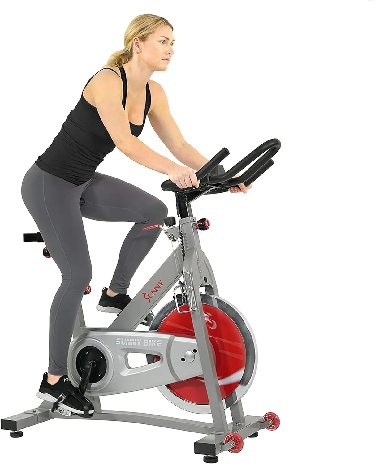 

Health & Fitness Pro Cycling Stationary Bike, 40 LB Flywheel & 4-Way Adjustable Seat for Home Exercise & Indoor Cycle/Card