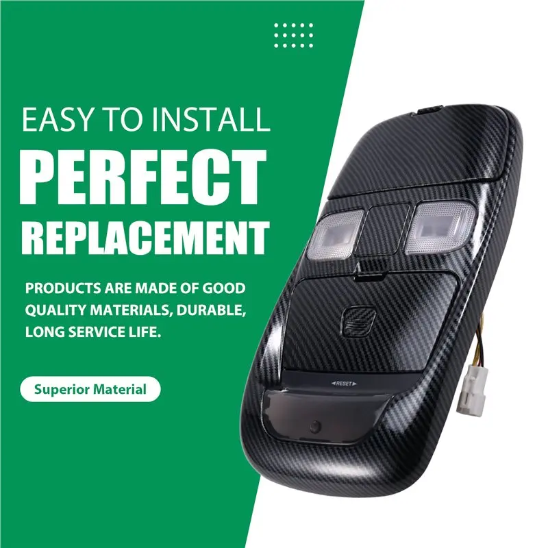 Console Reading Light Front Dome Light Storage RESET 55350657 55350660AF SN96TL2AA For Dodge Ram 1500 2500 1998-2001-A74F