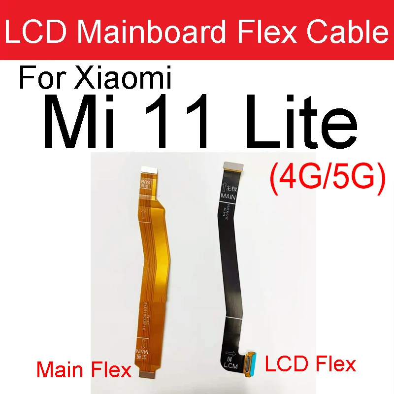 LCD Mutter Board Connector Flex Kabel Für Xiaomi Mi 11/Mi 11 Pro/Mi 11 Lite 11 Ultra 11T Pro 4G/5G LCD Bildschirm Mainboard Band