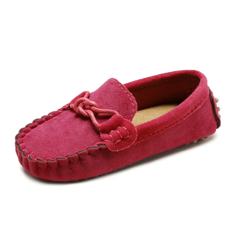 JGVIKOTO Boys Girls Shoes Fashion Soft Kids Loafers Children Flats Casual Boat Shoes Children\'s Wedding Moccasins Leather Shoes