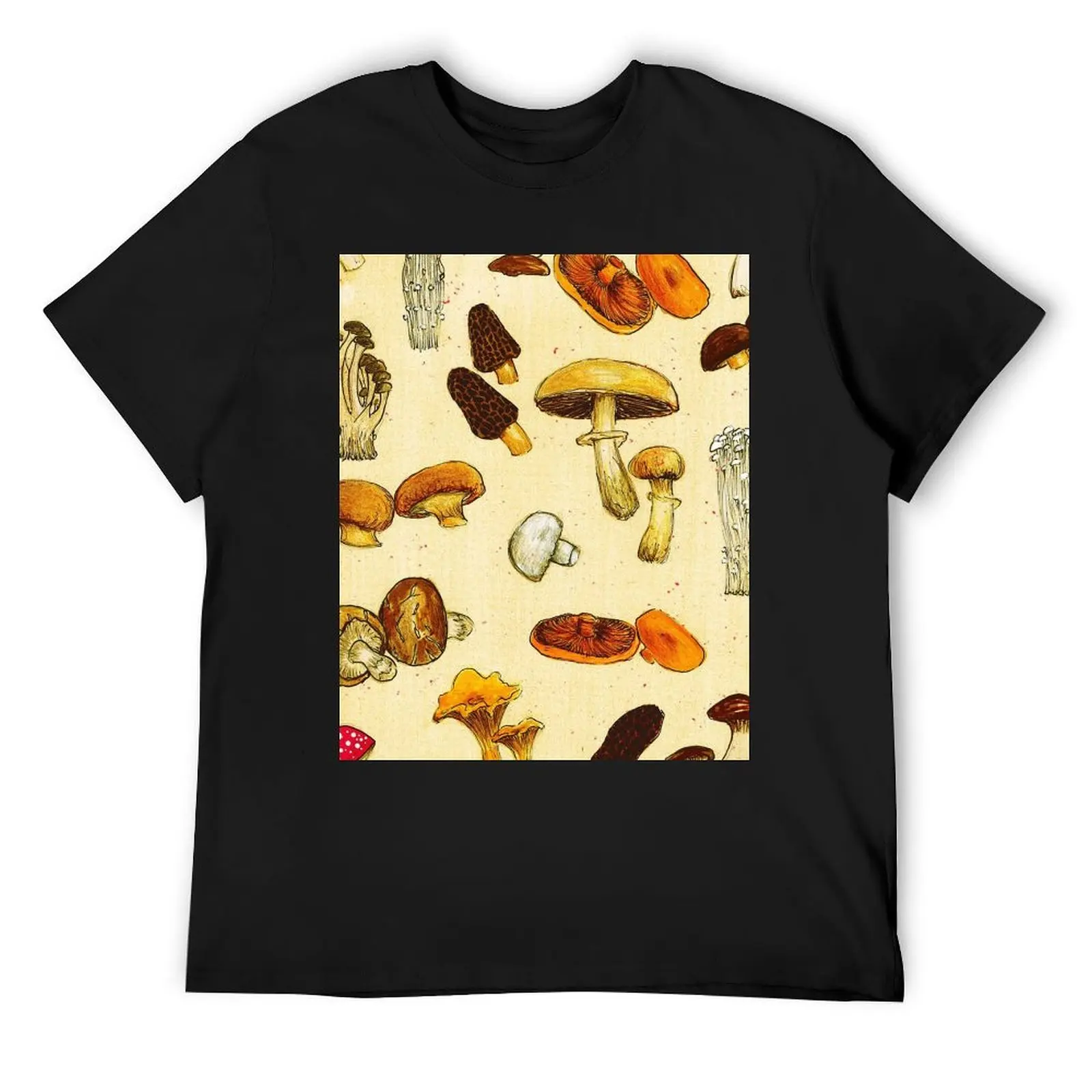 

The Mushroom Hunter T-Shirt man t shirt graphic t shirt vintage heavyweights Short sleeve tee men