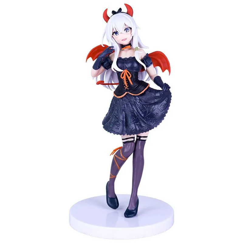 Anime bruxa errante: a jornada elaina figura pvc em pé sakura demônio írena modelo brinquedos ornamentos de mesa presentes