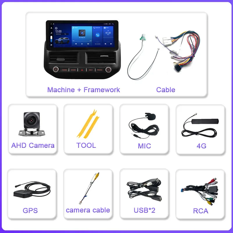 12.3 Inch For Mitsubishi Pajero V60 V68 V73 2004-2011 Android 14 Octa Core 8G+256G Car Multimedia Player Stereo Receiver Radio